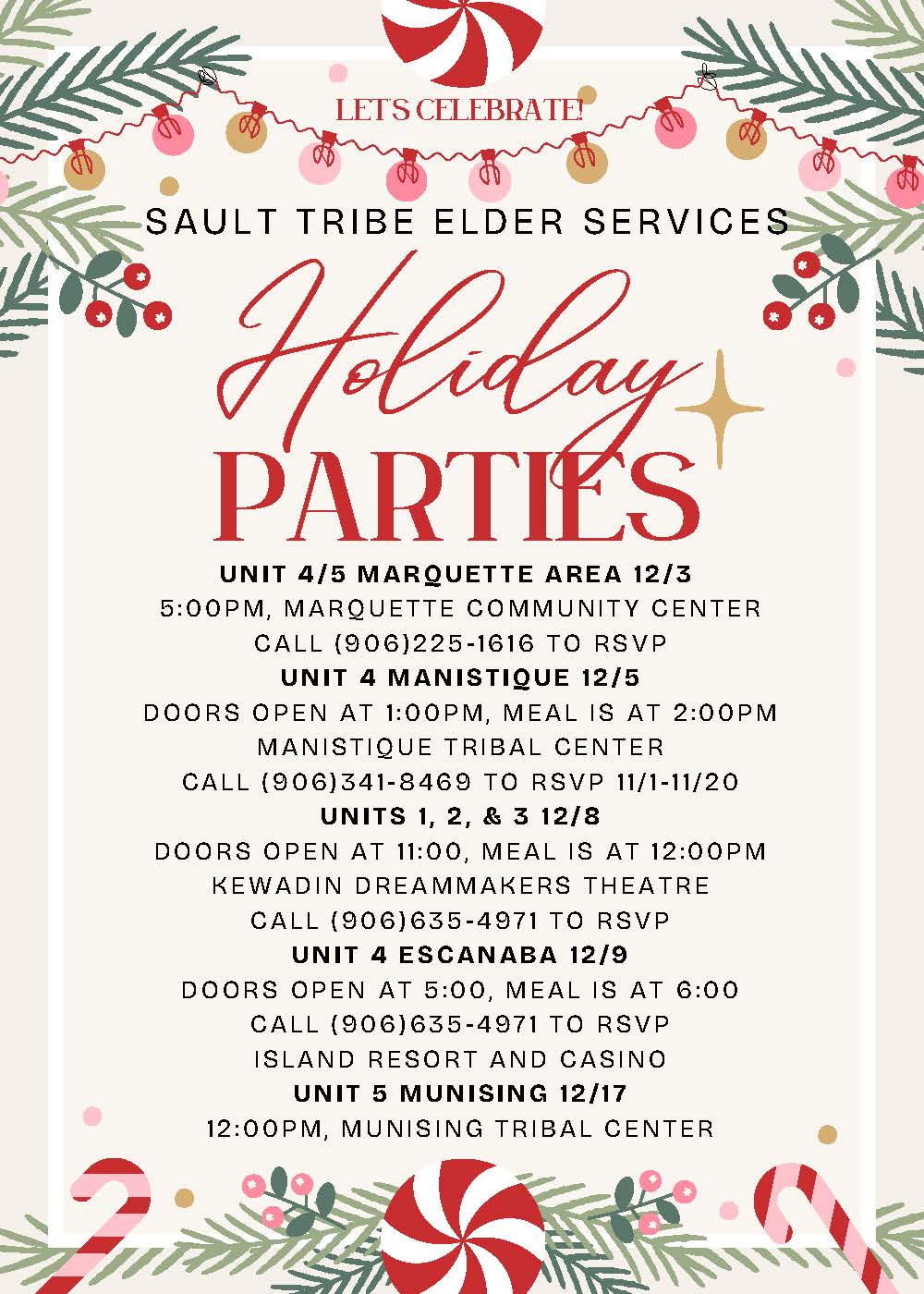 2026 Elder Holiday Celebrations
