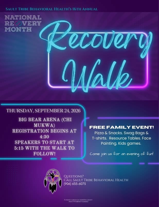 Recovery Walk Flyer