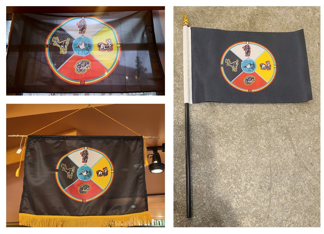 Tribal Flags in stock